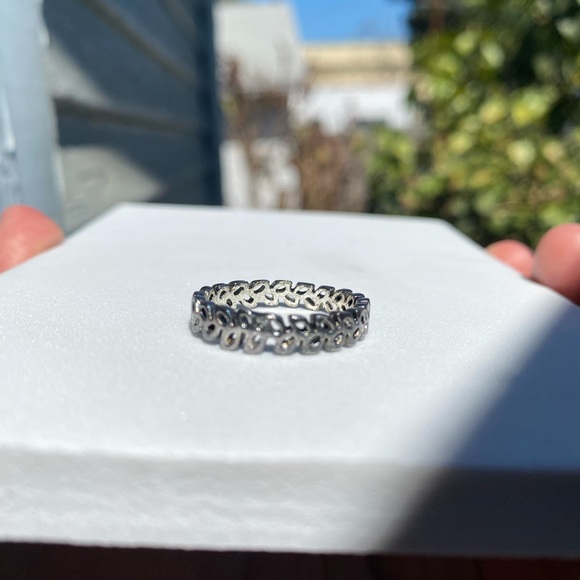 Sliver leaf ring - Picture 2 of 3